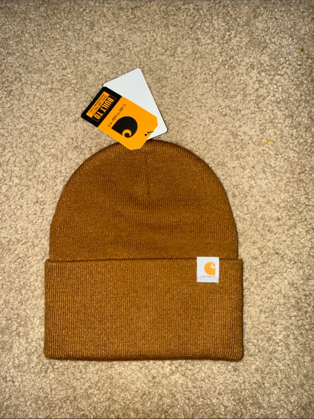 Carhartt Knit Cuffed Beanie - Carhartt Brown